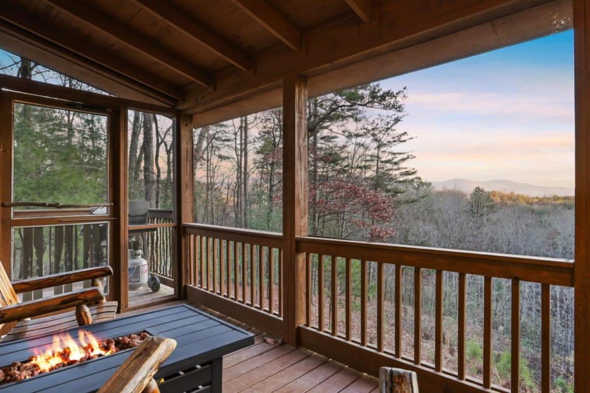 Mountain Views Hot Tub Firepit Close To Town บลูริดจ์ ภายนอก รูปภาพ
