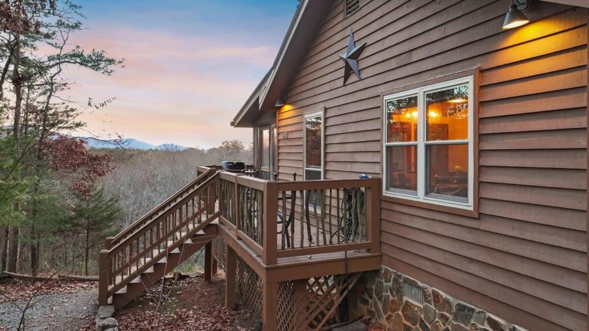 Mountain Views Hot Tub Firepit Close To Town บลูริดจ์ ภายนอก รูปภาพ